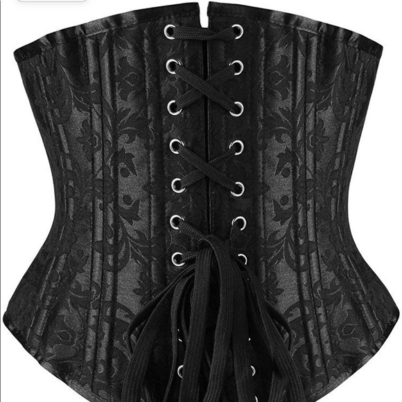 Camellias Women Waist Training Corsets Underbust Heavy Duty XXS Steel Boned - Picture 2 of 8